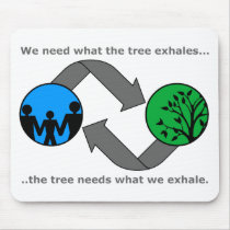 "Tree and U" Cycle Mousepad by youlsey "Tree and U" Cycle Mousepad