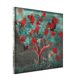 Tree Art2 Stretched Canvas Print