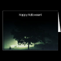 Tree at Night card cards