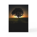 Tree at Sunset. Card by cARTerART. by cARTerART Tree at Sunset. Card by cARTerART.