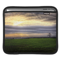 Tree at sunset HDR photography iPad sleeve ipad sleeves
