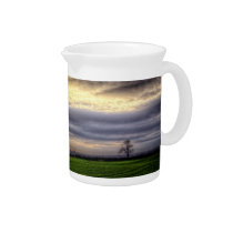 Tree at sunset HDR photography pitcher jug pitchers