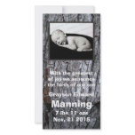 Tree Baby Announcement Custom Photo Card