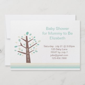 Tree Baby Shower Invitation zazzle_invitation