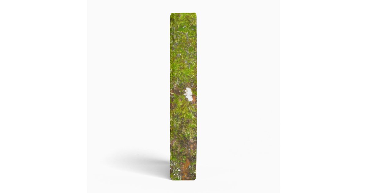 Tree Bark and Moss Binder Zazzle