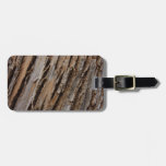 Tree Bark Design Luggage Tag