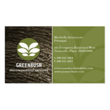 Tree Bark Environmental Business Card