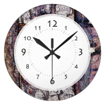Tree Bark Lumberjack or Carpenter's Office wall clocks