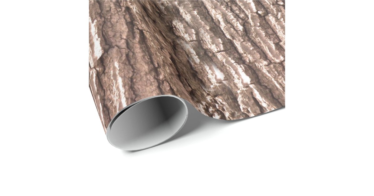 Tree Bark Nature Pattern Wrapping Paper Zazzle