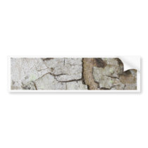 Tree bark texture bumper sticker