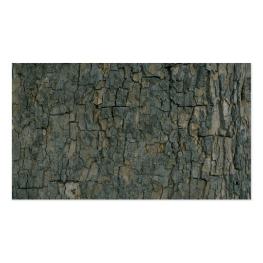 Tree bark texture business card templates (back side)
