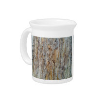 Tree Bark Texture Detail Pitcher