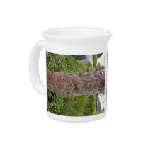 Tree Bark Texture in detail Beverage Pitcher