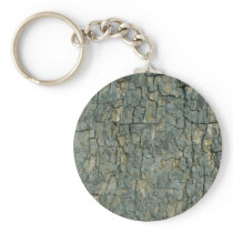 Tree bark texture key chain