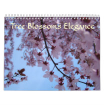 TREE BLOSSOMS ELEGANCE Calendar Spring Blooms
