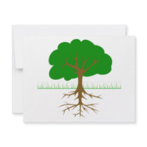 Tree Branches and Roots invitations