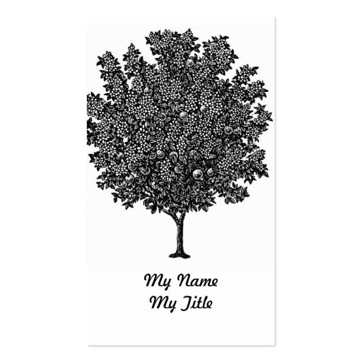 Tree Business Card (back side)