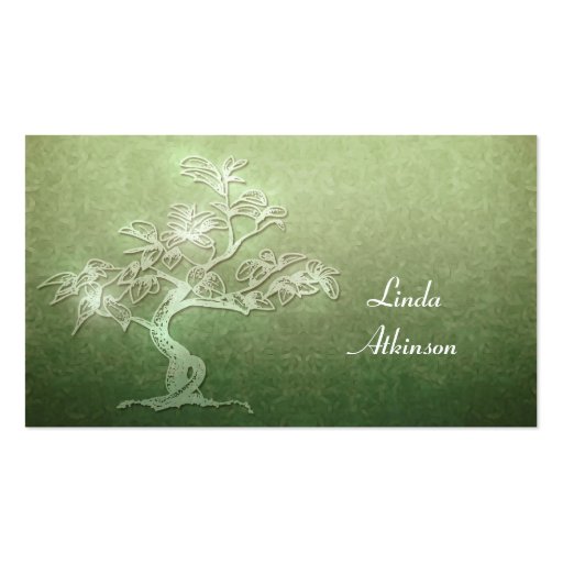 tree business card (front side)