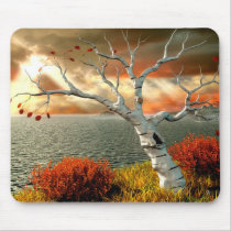 Tree by the Ocean Mousepad