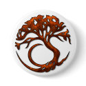 Tree Circle 1 Button by infiniteways Tree Circle 1 Button