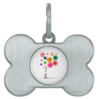 Tree colored swirls spiral eco graphic.png pet name tags