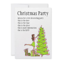 Tree Decorating (return from 2007) invitations by trennea Tree Decorating (return from 2007) invitations