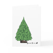 tree for all greetings! cards by AnthroPoMorphCo tree for all greetings! cards