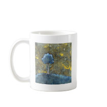 Tree for dreamers fun unique modern landscape art mugs