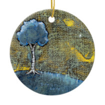 Tree for dreamers fun unique modern landscape art ornaments