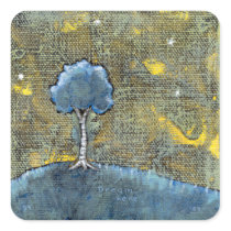 Tree for dreamers fun unique modern landscape art stickers