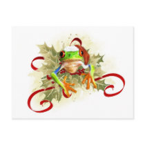Tree Frog Christmas Postcards