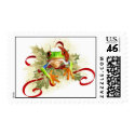 Tree Frog Christmas Stamps by jaisjewels Tree Frog Christmas Stamps