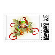 Tree Frog Christmas Stamps