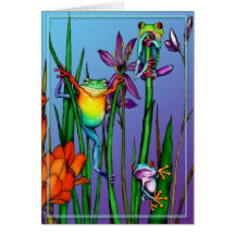 Tree Frog Garden Cards