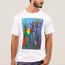 Tree Frog Garden t-shirts by LaureFCarlisle Tree Frog Garden t-shirts