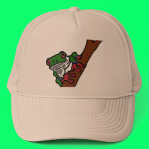 Tree frog hat by patcallum Tree frog hat