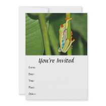 Tree Frog Photo Invite