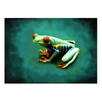 Tree Frog Portrait ACEO Art Trading Cards business cards by jaisjewels Tree Frog Portrait ACEO Art Trading Cards business cards