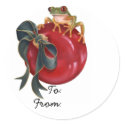 Tree Frog "To/From" Sticker by Laura_Regan_Artist Tree Frog "To/From" Sticker