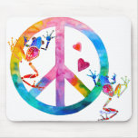 Tree Frogs 4 Peace mousepads
