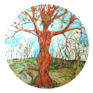 Tree Goddess sticker
