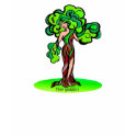 Tree Goddess T-Shirt by Aquavel Tree Goddess T-Shirt