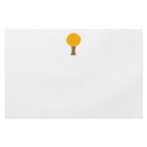 Tree. Golden Autumn colors. Funky Design. Flyer Design