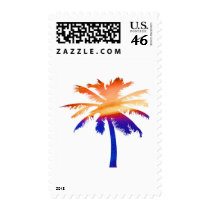 Tree - Golden Blue postage by doonagiri Tree - Golden Blue postage