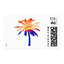 Tree - Golden Blue postage by doonagiri Tree - Golden Blue postage