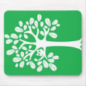 Tree_Green mousepads
