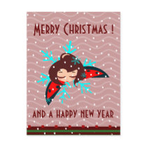 tree green xmas kawaii greetings postcards by anacletocold tree green xmas kawaii greetings postcards