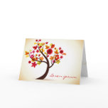 tree greetings card