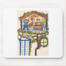 TREE HOUSE mousepads by naranjay TREE HOUSE mousepads