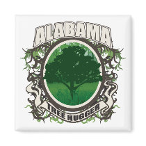 Tree Hugger Alabama magnets by greeneyedgemini Tree Hugger Alabama magnets